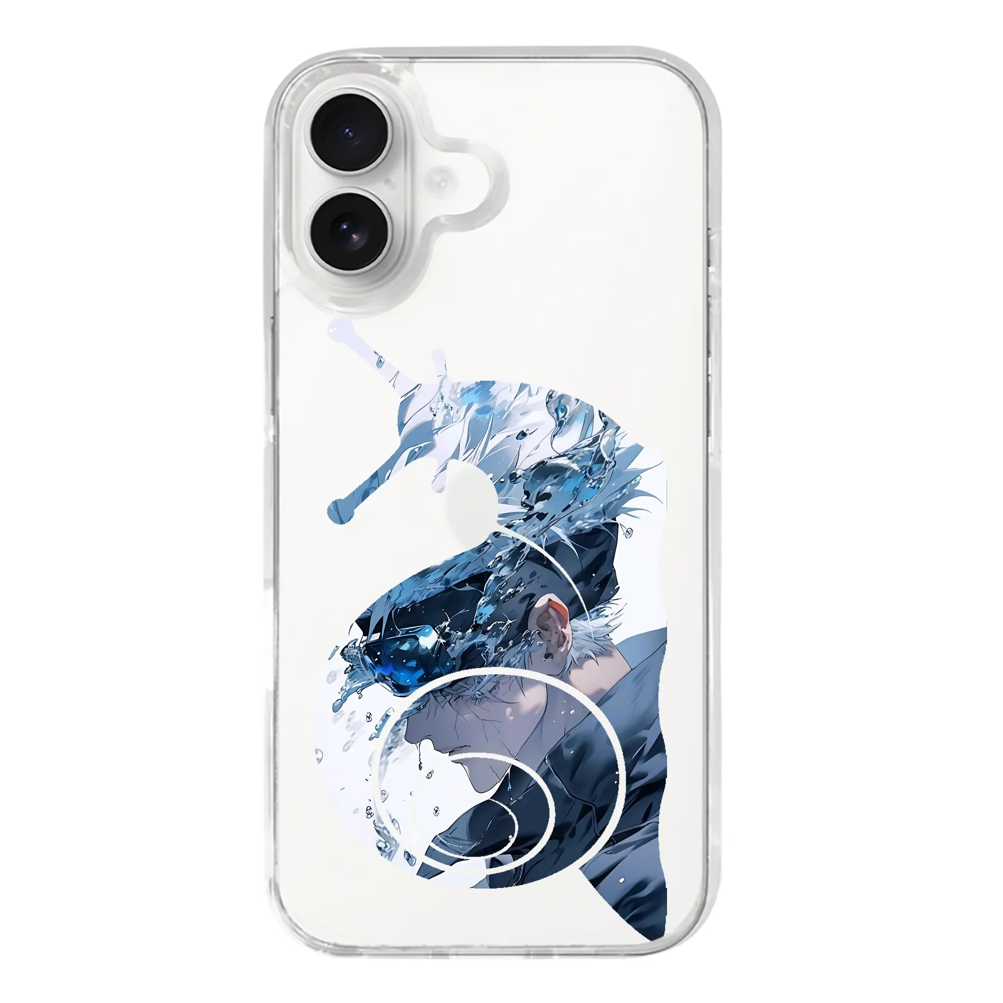 呪術廻戦 グッズ,五条 悟 - iPhone 17シリーズ 透明スマホケース – 薄型・耐衝撃・精密フィット保護カバー